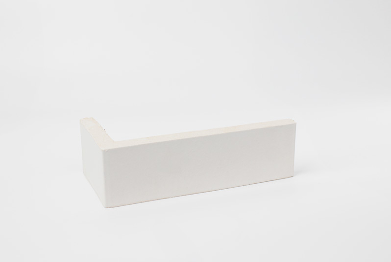 Plaqueta cerámica - Blanco - White Thin Brick Mora
