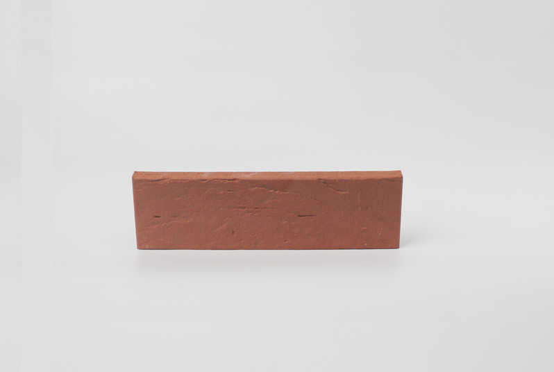 Plaqueta cerámica texturada - Rojo texturado - Thin Brick Mora