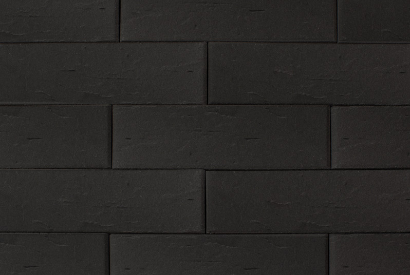 Thin Brick - Plaqueta - Nero Texturado